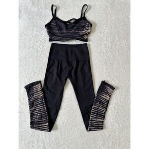 Free People Movement Washed Barely There Yoga Leggings And Sports Bra Size XS/S